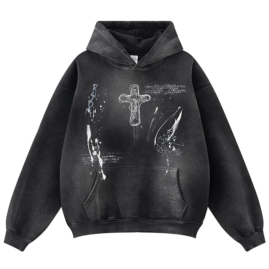 Cross of Valhalla – Divine Shadows Hoodie.