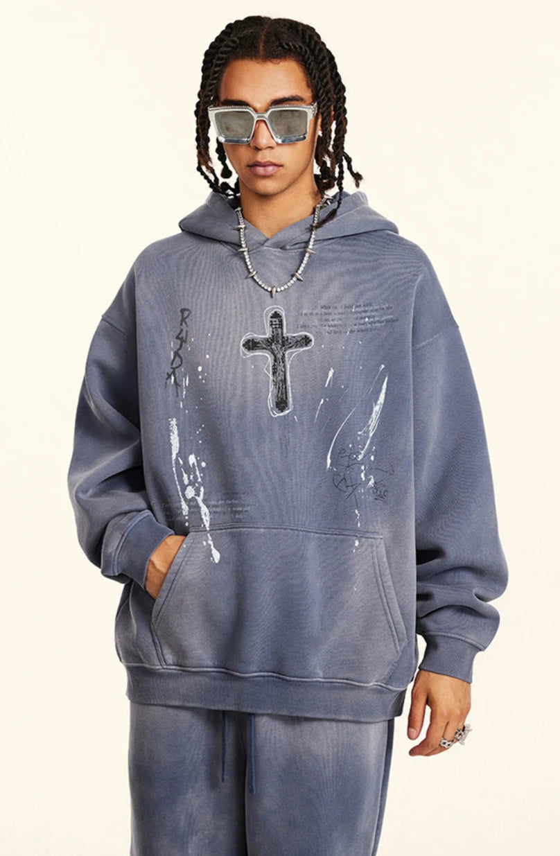 Cross of Valhalla – Divine Shadows Hoodie.