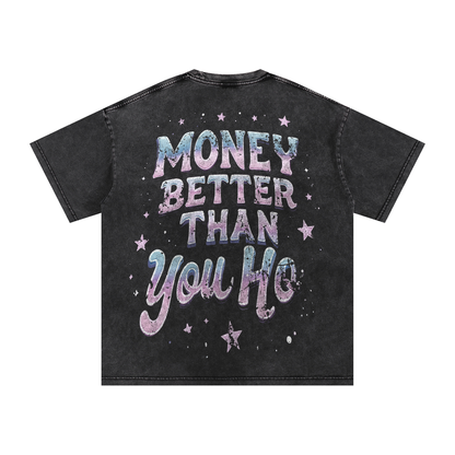 "You Broke Me" oversized T-shirt.