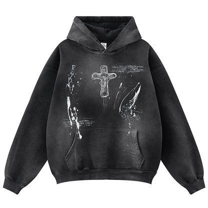 Cross of Valhalla – Divine Shadows Hoodie.