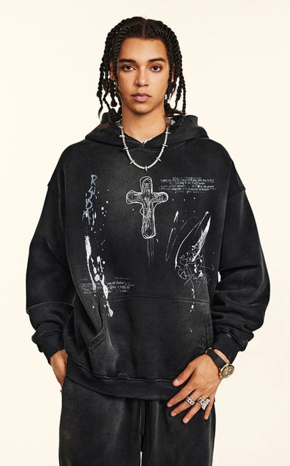 Cross of Valhalla – Divine Shadows Hoodie.