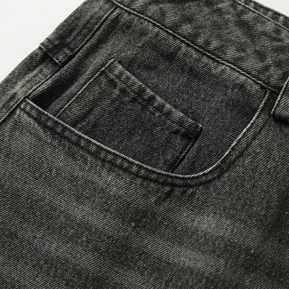 Manga Graphic Distressed Denim shorts.